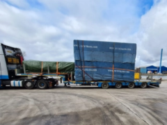 19800kgs Precision Machinery on a Low Loader Trailer