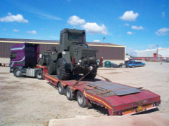 One of many armour plated minesweepers for the Princess Diana's Halo Trust project