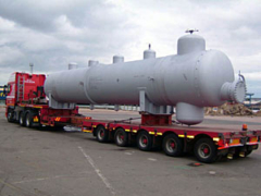 Pressure Vessel being transported
