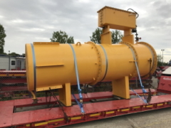 Transporting a 4.06m high Turret